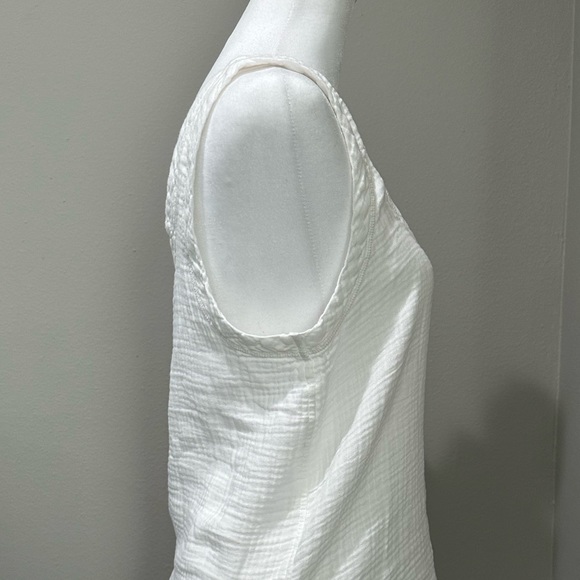 Faherty Dream Cotton Gauze Scoop Tank White Size XS NWOT - Picture 5 of 6